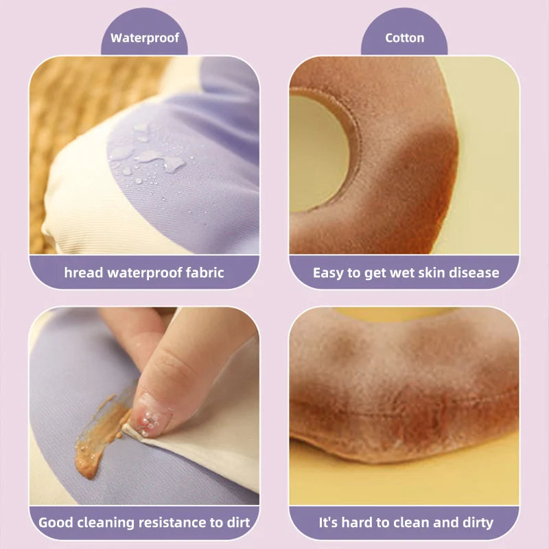 Soft Cotton Flower Cat Recovery Collar | Cute Elizabethan E-Cone for Surgery, Anti-Bite & Adjustable Neck Cover